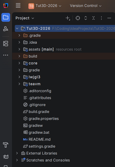 project directory